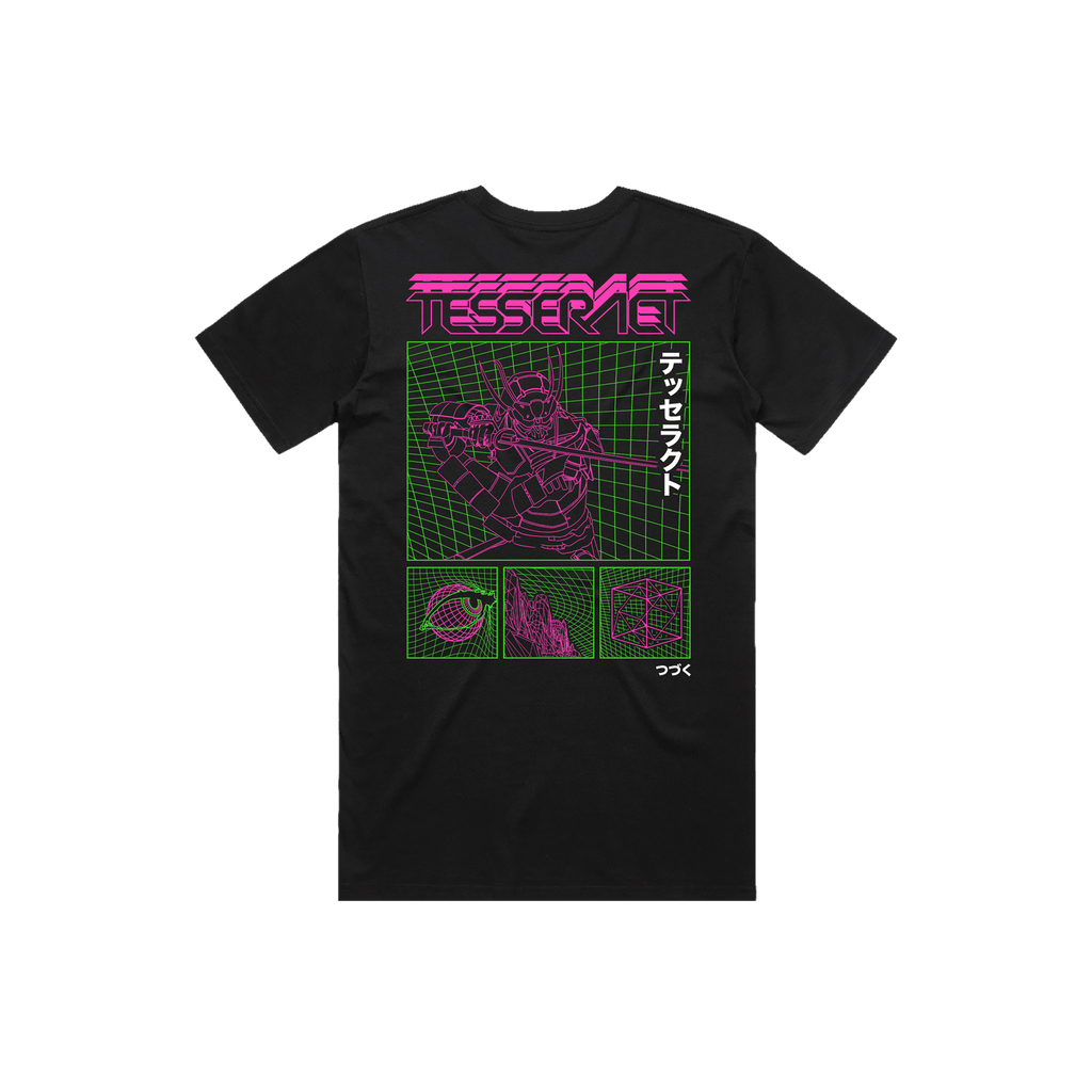 Neon Samurai Tee - Black