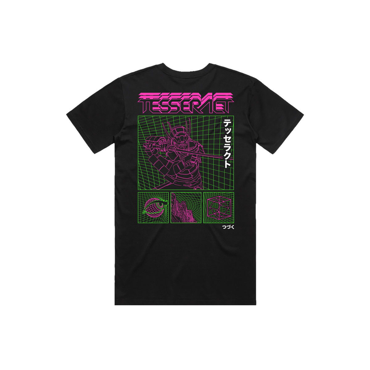 Neon Samurai Tee - Black
