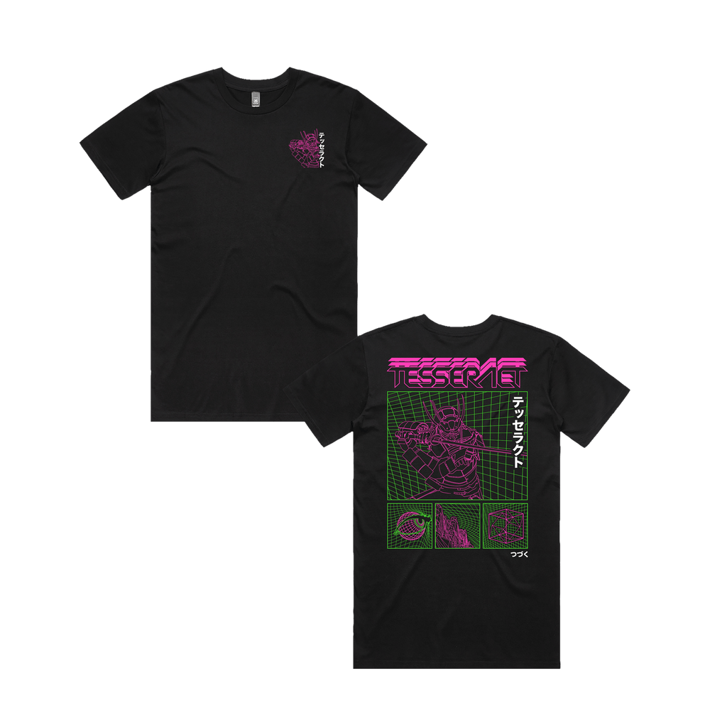 Neon Samurai Tee - Black